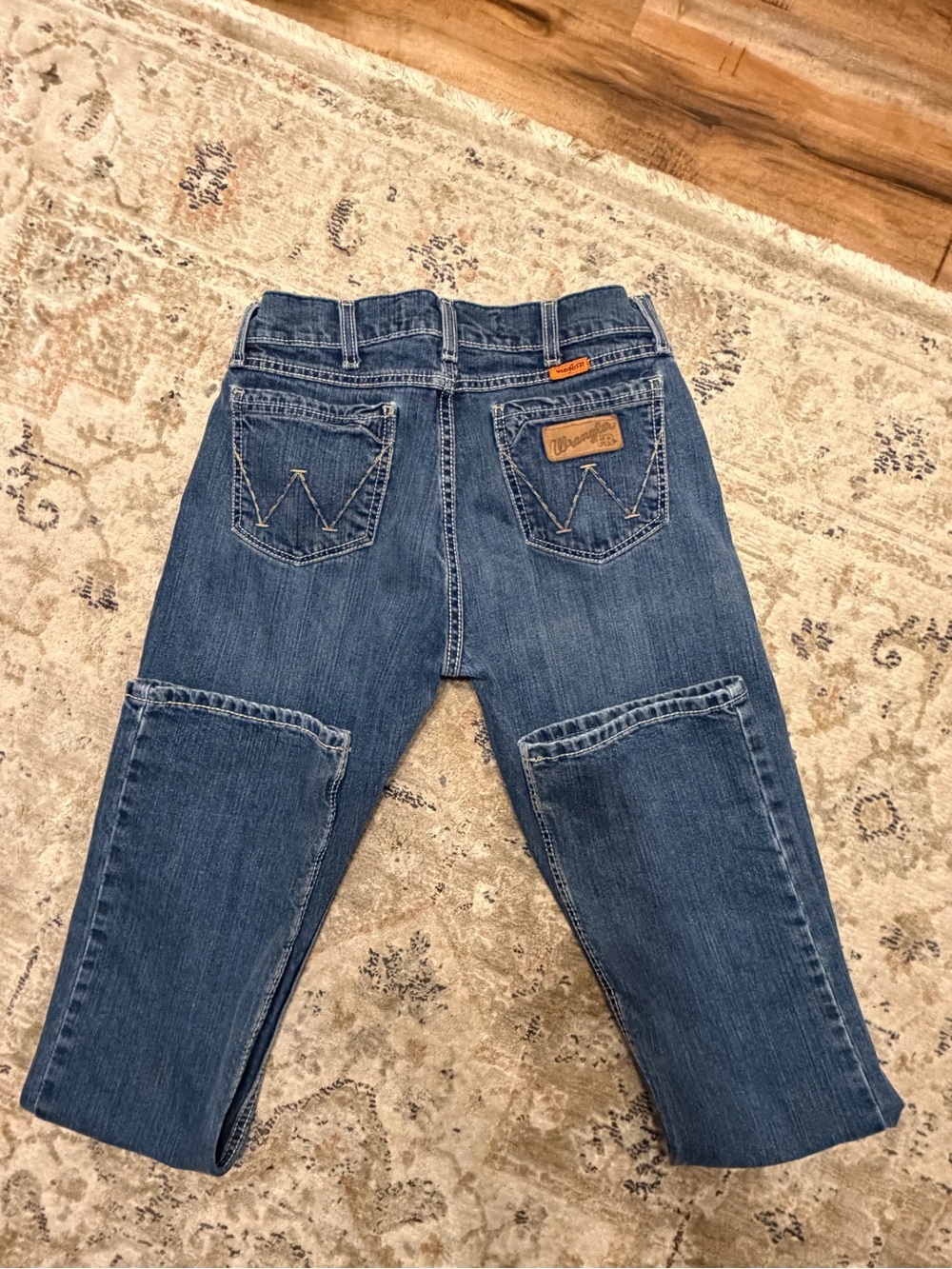 Classic Blue Straight-Leg Denim Jeans - Picture 3 of 8